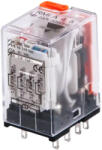 Carlo Gavazzi RMIA4524VAC relé 4 váltó 5A 24VAC kézi működtetés, LED kijelző (RMIA4524VAC)