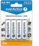 everActive AA 2600mAh Professional Line NiMH akkumulátor 4db/csomag (ár/csomag)