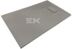 Sanotechnik - SMC 80/100 aszimmetrikus zuhanytálca, betonszürke (1080G)