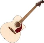 Fender California Deluxe Newporter CE WN White Blonde Chitară electro-acustică Dreadnought