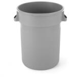 Amerbox Hendi Kerek hulladékgyűjtő, AmerBox, 120L, Világos szürke, ⌀550x(H)690mm (691038)