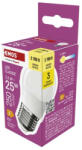 EMOS CLS Mini Globe LED-izzó, E27, 2, 2 W (25 W), 250 lm, meleg fehér, 2700K, 220-240V, CRI>80, EMOS, ZQ6E01 (ZQ6E01)