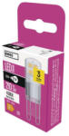 EMOS LED izzó Classic JC, G9, 1, 9 W (22 W), 210 lm, természetes fehér, 4000K, 230V, CRI>80, EMOS, ZQ9527 (ZQ9527)