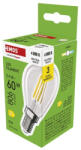 EMOS LED izzó Filament Mini Globe, E14, 5, 9 W (60 W), 806 lm, Természetes fehér, 4000K, 230V, CRI>80, EMOS, ZF1D43 (ZF1D43)
