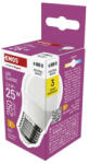 EMOS CLS Mini Globe LED-izzó, E27, 2, 2 W (25 W), 250 lm, semleges fehér, 4000K, 220-240V, CRI>80, Természetes fehér, EMOS, ZQ6E03 (ZQ6E03)