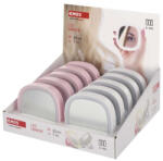 EMOS Hordozható sminktükör LED fénnyel 10db, display box, 30, fehér, rózsaszín, EMOS, P4718 (P4718)