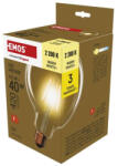 EMOS LED izzó Vintage G125, E27, 4, 5 W (40 W), 420 lm, Meleg fehér, 2200K, 230V, CRI>80, EMOS, Z58032 (Z58032)
