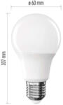 EMOS LED izzó Classic A60, E27, 5, 8 W (50 W), 645 lm, Természetes fehér, 4000K, 230V, CRI>80, EMOS, ZQ5E33 (ZQ5E33)