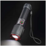 EMOS LED tölthető fém zseblámpa 3000 lm, 5000 mAh, fekete, metál szürke, IP43, P3122 (P3122)