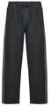 Adidas Egyenes szárú farmerek STADIUM REGULAR FIT DENIM FULL LENGTH OPEN HEM Tracksuit Bottoms Fekete EU M