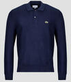 Lacoste Pulóverek Pull col polo coton point mousse Tengerész EU L