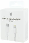 Apple Cablu de date Fast Charge USB-C-Lightning 1M , compatibil cu iPhone 12 / 12 Pro / 12 mini , 11pro , 11pro max in Retail Box