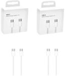 quandes 2 x Cablu de date si incarcare compatibil cu iPhone 16 / 16 Plus / 16 Pro / 16 Pro Max, 60W, 1m, USB C