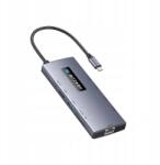BlitzWolf Adapter 10in1 Blitzwolf Bw-new TH8 Usb-c Pd 100W Hdmi 4K RJ45 Sd/tf (BW-NEW TH8)