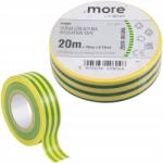 ECO Light Szigetelőszalag strapabíró ragasztó 19 mm x 0, 13mm Sárga-Zöld 20m 1 db (M20804)