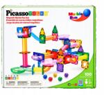 PicassoTiles Mágneses építőkockák PicassoTiles Golyóspálya 100 (Klocki magnetyczne)