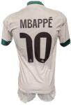 Real Madrid Focimez nadrággal Replika Real M. Mbappé fehér-zöld 116