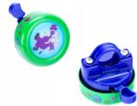 2K Gyerek mechanikus kerékpár csengő 54mm zöld-kék elefánt (5903999203719)