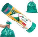 Bee Smart Szemeteszsák 35L szalaggal zöld 35L Hdpe 15 db-os üveghez Erős Paclan (PA-34861)