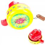 sportown Gyerek mechanikus kerékpár csengő 54mm piros-sárga katicabogár (KAT61333)