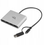OWC Usb-c Quad Hdmi 4x Hdmi 4K kijelzőadapter DisplayLinkkel macOS Windows (OWCCADPDL4HDMI)