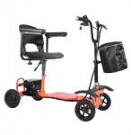 Vevor Kerekes robogó 4 kerekű hatótávolság 12, 5LE Összecsukható elektromos kerekesszékes robogó (CXZDZXCCS4L2)