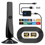  Erős Aktív Szoba Antenna DVBT-2 Tv Fhd 4K MUX-8 Lte Mágnes Erősítő (Złącze antenowe 5m)