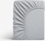 Goldea cearceaf de pat cu elastic din jersey - gri 180 x 200 cm