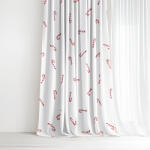 Goldea draperie de crăciun din 100% bumbac - crăciun dulce 200x150 cm