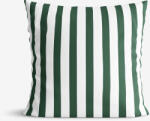 Goldea față de pernă 100% bumbac - dungi verde închis 40 x 40 cm
