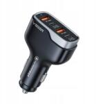 VEGER Autós töltő Veger 2 x Usb A 2 x C típus Pd Qc 3A 66W CC53-2A2C (283045)