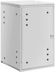 UNIPRODO Hulladékgyűjtő Vödör Ház 240 L Rozsdamentes Acél 0, 7 MM Zárt Rekesz (4902112303160)