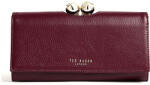 TED BAKER Portofel Roosali Rose Detail Leather Large Bobble 284940 dk-red