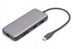 ASSMANN Dokkoló állomás Usb-c Hub Digitus 7in1 Hdmi 4K 60Hz Pd 100W RJ45 Gigabit (DA-70914)