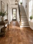 Linoleum PVC, Country Dark Confort, Maro, Latime 2.5 m, Imitatie Parchet, Suport Pasla (CountryDark-258)