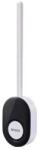 Ecoco Perie de silicon pentru toaleta cu suport din plastic, aspect modern, Aerisire de circulatie 360°