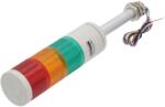 Qlight Coloană de semnalizare LED roșu/ambră/verde (QTG70LF-3-24-RAG)