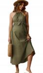 Shein Kismama Ruha Khaki Hosszú Len Viszkóz 40/42 1JA