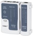 Rebel Power Tester cablu retea Rebel TL-468 pentru RJ45 si RJ11, cu detectie LED (NAR0167)