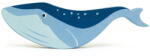 Tender Leaf Figurina Balena, din lemn premium - Whale - Tender Leaf Toys (TL4787)