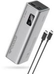 CUKTECH Series 2C1A, 20000mAh, 100W, 1 x USB; 2 x USB Type-C, digital display pt. status baterie, gri (CUKP200XGLGR)