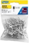 Rapid 5000379, set 100 de nituri de 6-9 mm, Ø4.0 x 12 mm (5000379)
