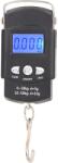  Cantar Digital de Mana cu Carlig, Flippy, Cantar Portabil, Pescuit, cu Maner, Capacitate 50 kg, cu Metru Incorporat, 20.5 x 6 x 2.5 cm, Negru (CB-126168) Cantar baie