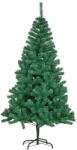  Brad de Craciun artificial cu suport inclus Flippy, 155 cm, 600 ramuri/varfuri, material plastic, suport clasic, fara iluminare, utilizat pentru interior/exterior, verde (CR-125177)