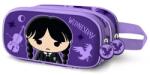  Penar 3D Wednesday Chibi, DEPOX®, 2 compartimente, 22x9.5x8 cm (1407231 - 2595) Penar