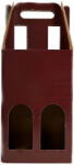 Loredo Cutie pentru 2 sticle, culoare Bordeaux cu gat deschis (53203955024214) Suport sticla vin