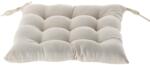  Perna scaun 40x40x6 cm, matlasata, poliester impermeabil, cu prindere, bej (POD-6587)