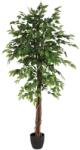  Ficus artificial Atmosphera in ghiveci decorativ, 185 cm, verde (JJ-110341)