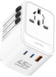 LDNIO Adaptor priza international GaN LDNIO Z8, 1XUSB, 2XUSB-C, Incarcare rapida, 45W (Z8) - esell