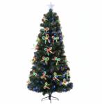 ProCart Brad artificial craciun, fibra optica multicolor, 36 funde, stea in varf, inaltime 180 cm (TL08) - esell